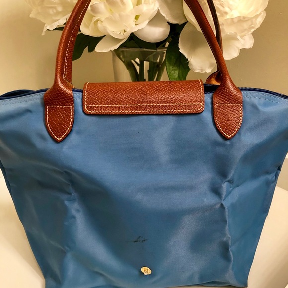 LONGCHAMP Small Le Pliage Tote (Ice Blue) - Picture 2 of 7
